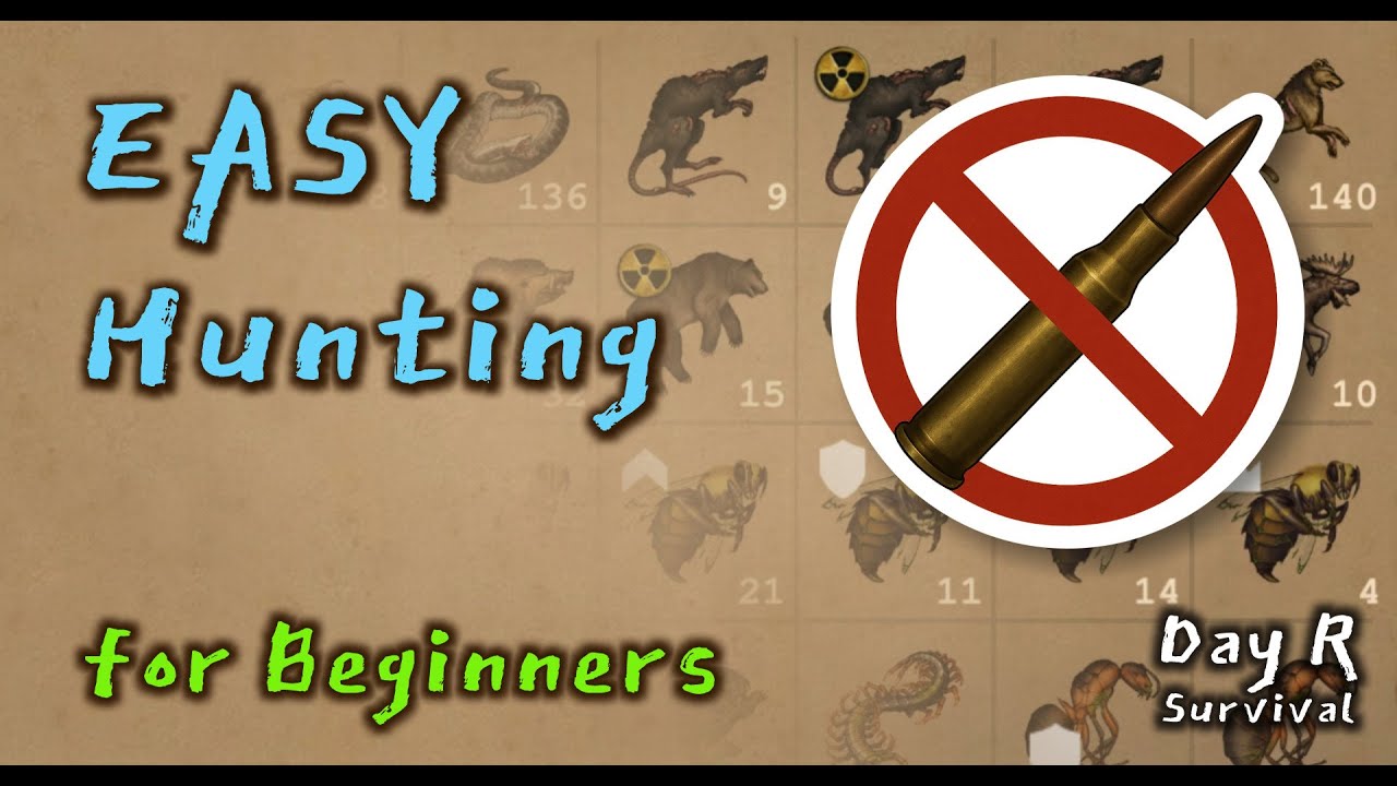 Day R - Hunt Animals for FREE! (No Ammo, No Armor) &ndash; Beginner Guide and gameplay