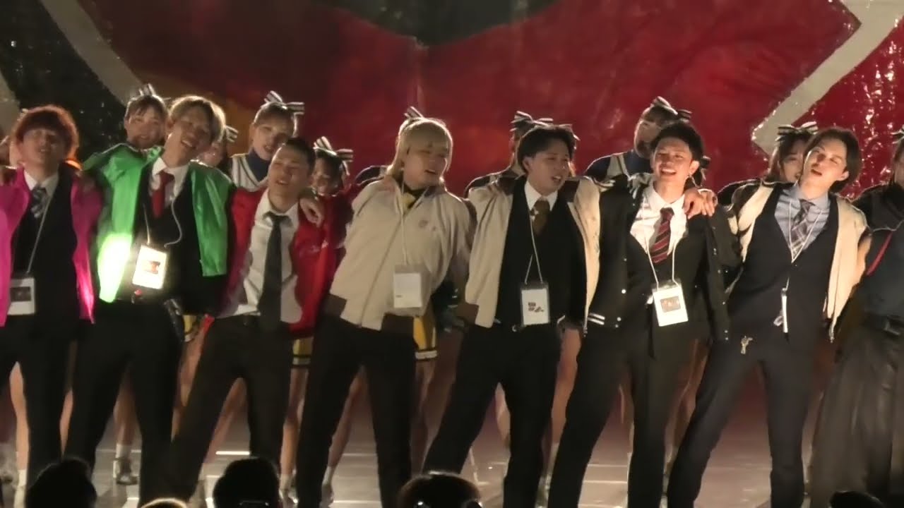 2024関大後夜祭【8】テーマソング wacci「宝物」合唱（学園祭の実行委員さん達と） 　関西大学応援団 第47回関西大学統一学園祭
