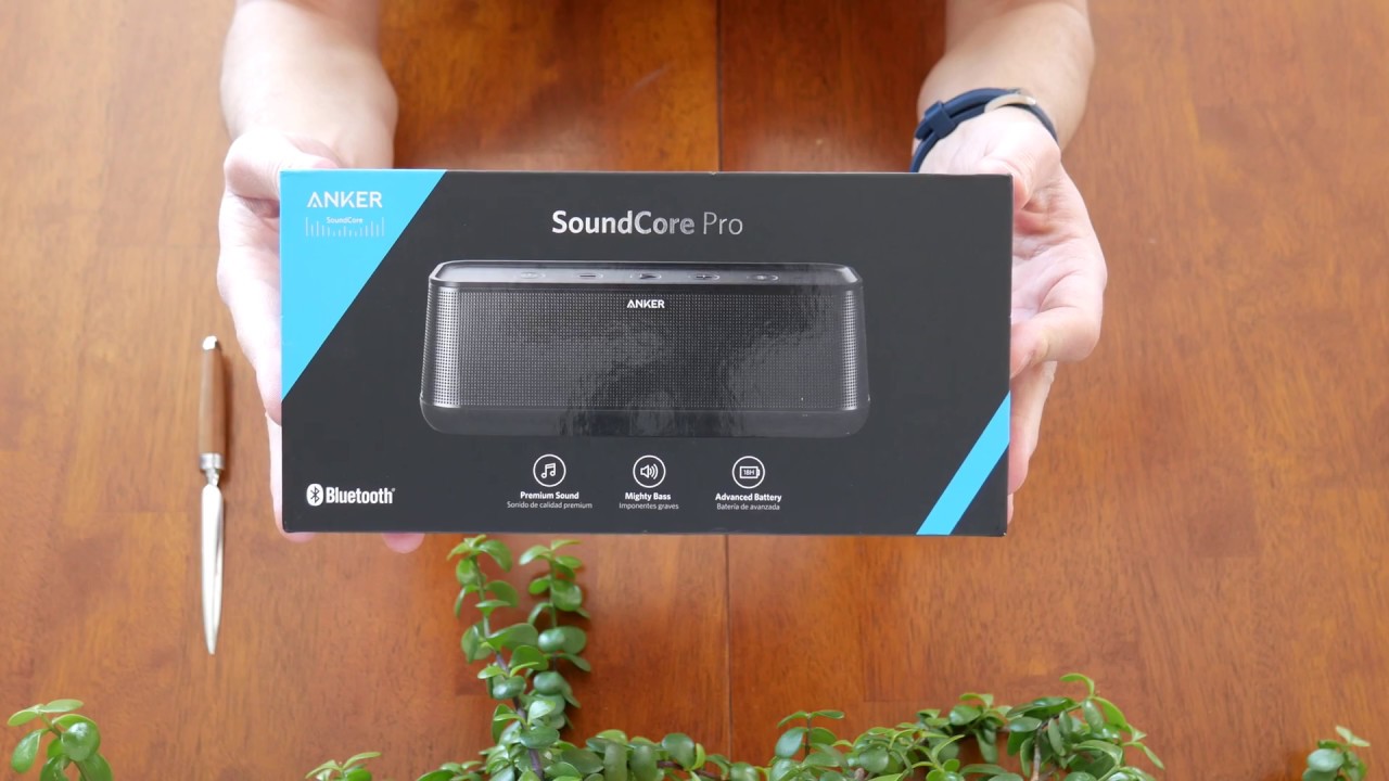 Anker SoundCore Pro Bluetooth Speaker Unboxing and Overview in 4K