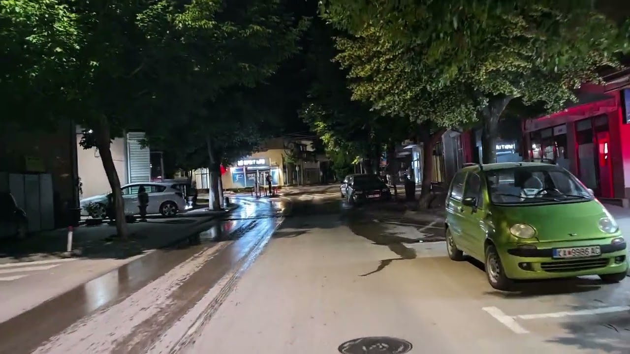 Kavadarci at night