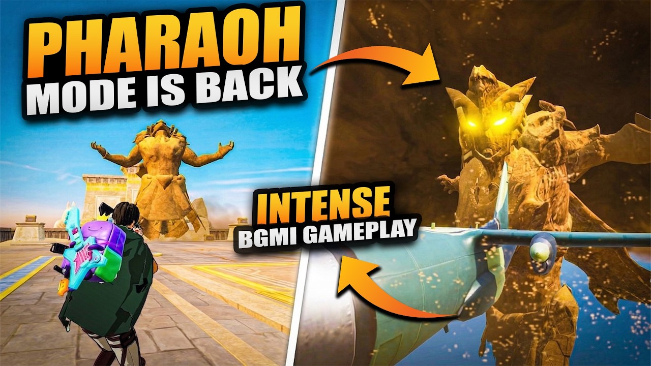 BGMI PHARAOH Mode😍 | ANCIENT ARISE 4.3 Update. 🔥 - INTENSE BGMI 4.3 GAMEPLAY