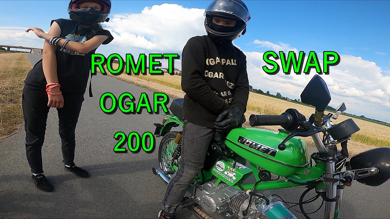 PRZYJECHALI DO MNIE WIDZOWIE ROMET OGAR 200 SWAP WYMIATA WSZYSTKO !!!