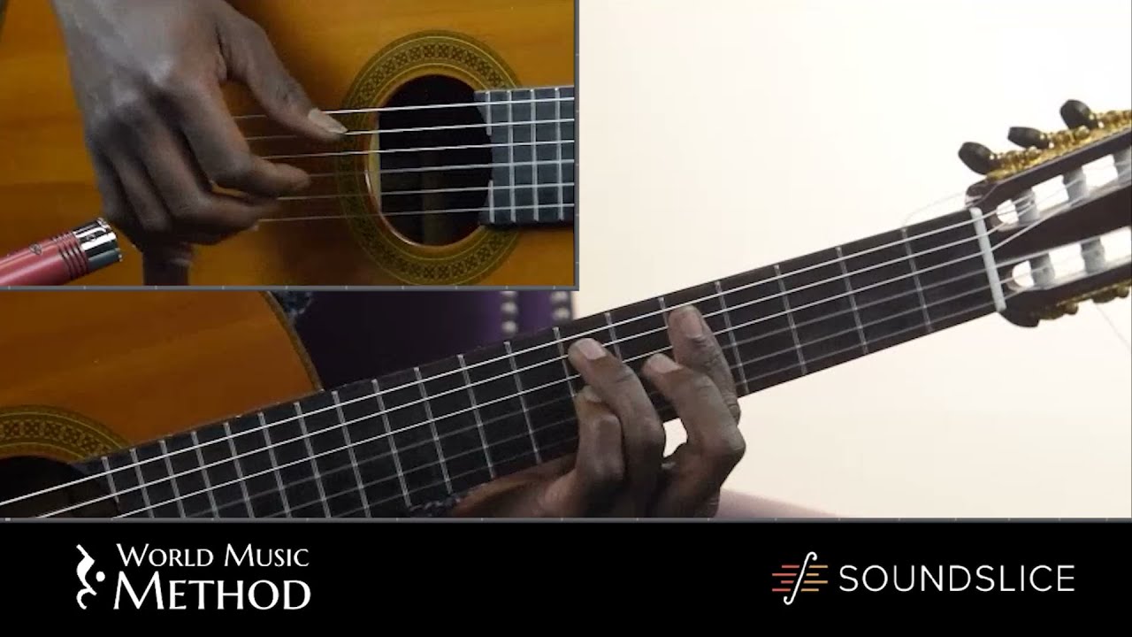 Traditional African Fingerstyle Guitar Lesson | Niwel Tsumbu