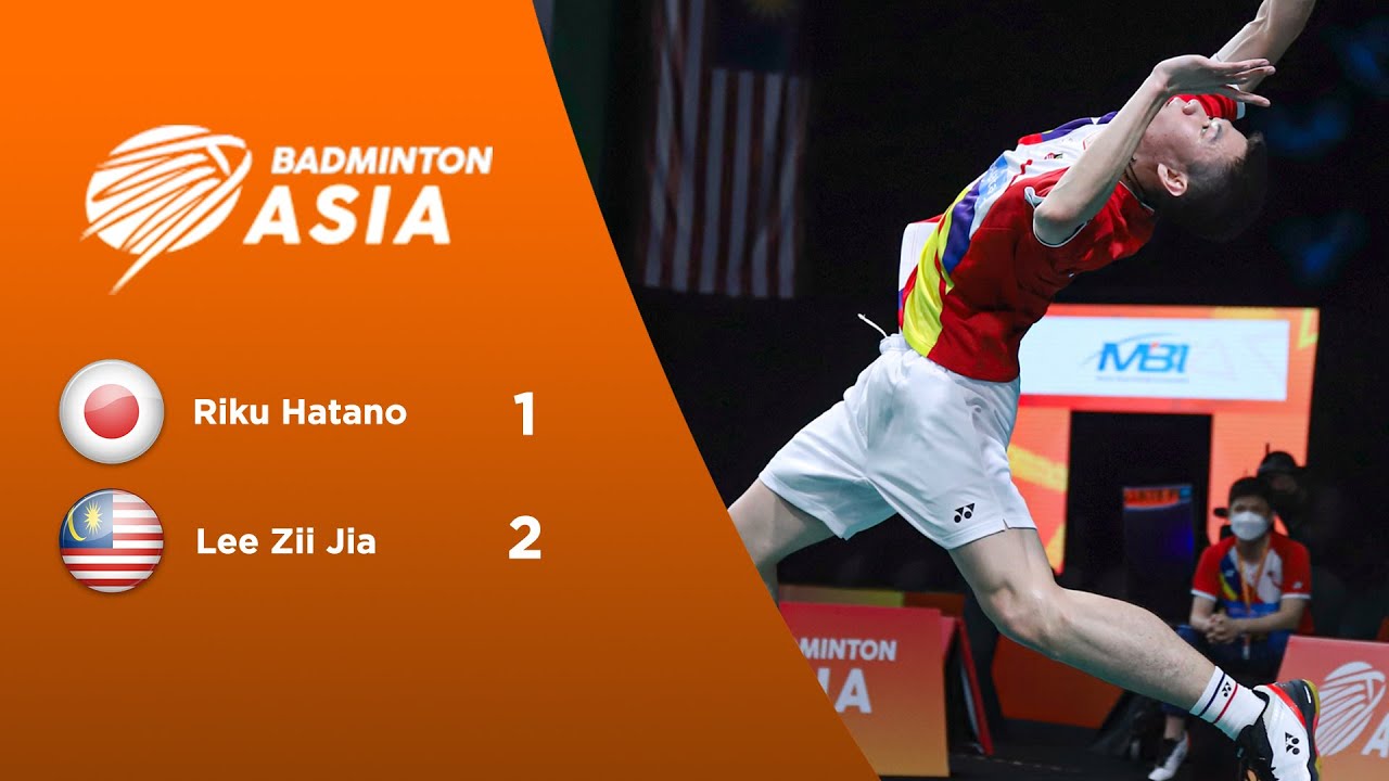 Riku Hatano 1 - 2 Lee Zii Jia | Badminton Asia Team Championships 2022 | Astro Arena