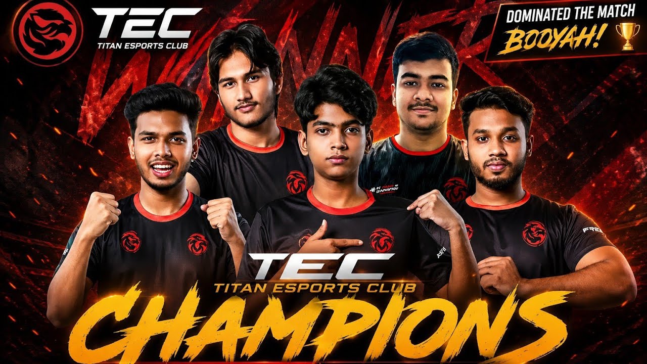 🔥 TEC DOMINATES THE MATCH 🏆 | TITAN ESPORTS CLUB INSANE BOOYAH!