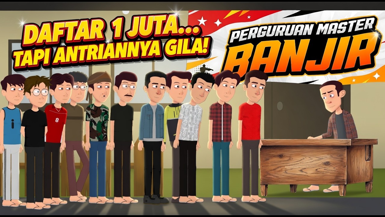 Perguruan Ini Bikin Heboh Warga Sekampung | Master Banjir | Episode 2 | Animasi Lucu