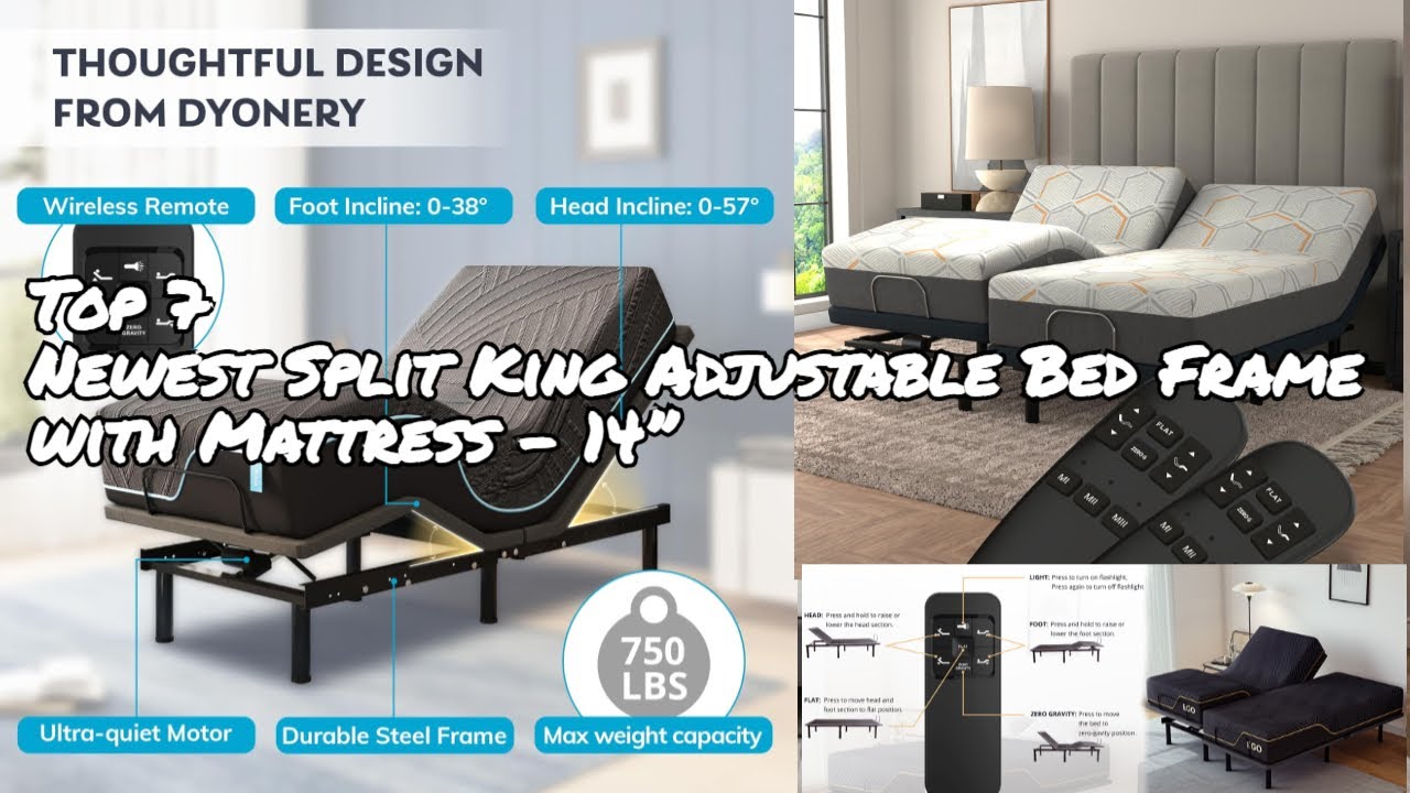 Top 7 Newest Split King Adjustable Bed Frame with Mattress - 14&rdquo; ! 2026 Reviews & Buying Guide!