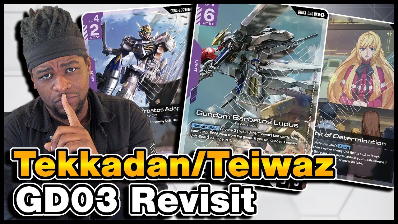GD03 выводит IBO на вершину меты! GD03 Revisit - Tekkadan & Teiwaz! Gundam Card Game!