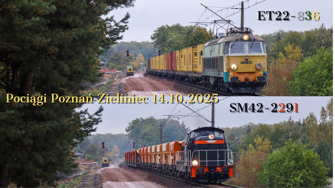 Pociągi Poznań Zieliniec 14 10 2025
