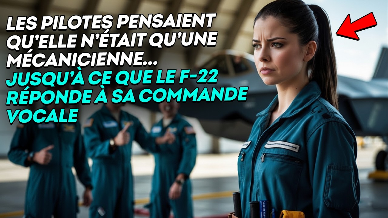 Les pilotes la prenaient pour une mécano — jusqu’au jour où le F-22 a obéi à sa voix