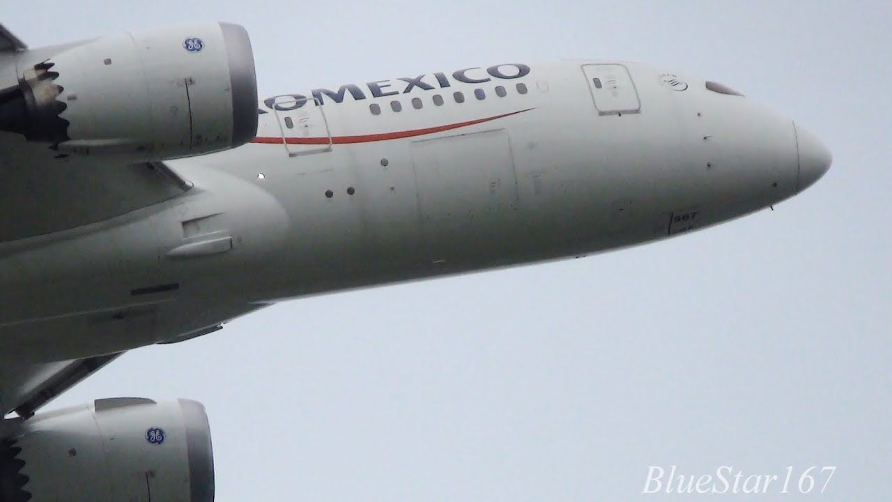 Aeromexico Boeing 787-8 (N967AM) takeoff from NRT/RJAA (Tokyo - Narita) RWY 16R