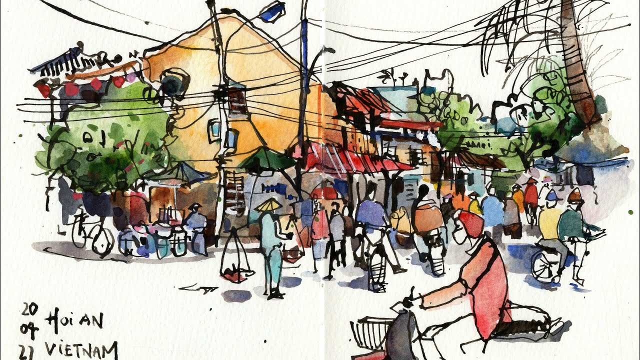 To the market, Hoi An Vietnam