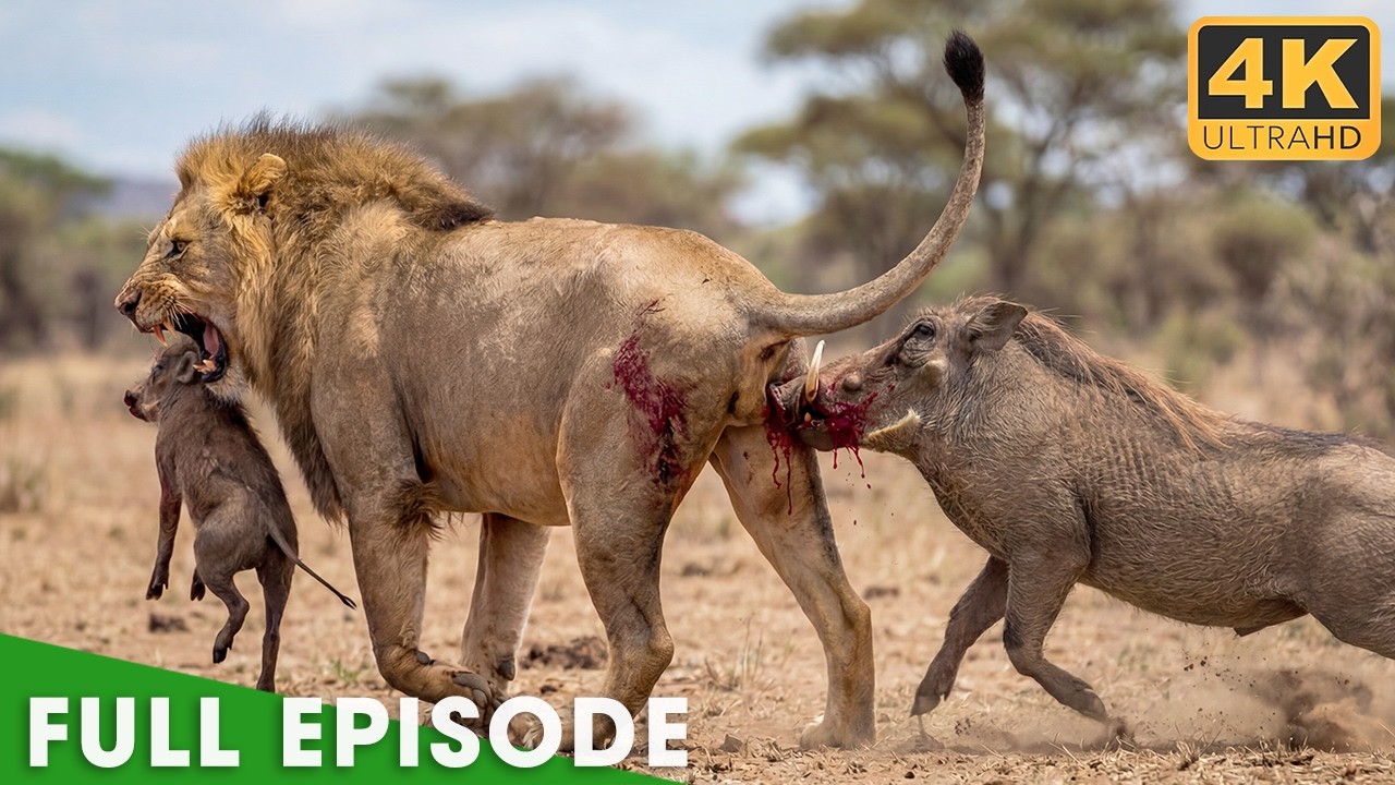 BLOODY SAVANNAH: Survival in the Heart of Africa | 4K UHD #natureanimaldocumentary