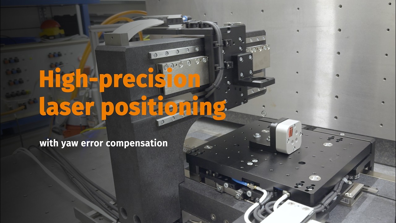 High-Precision Air-Bearing Positioning Stage with Yaw-Error Compensation | Nanometer Mechatronics