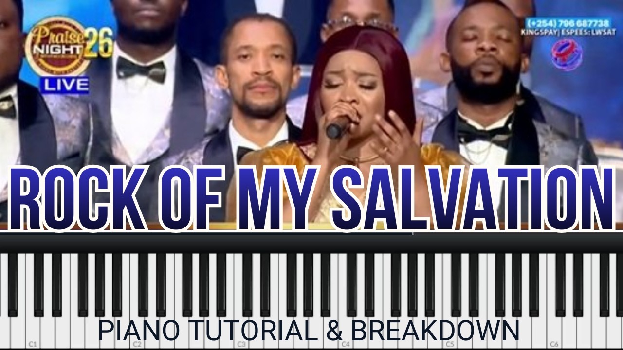 ROCK OF MY SALVATION BY MAYA AND LOVEWORLD SINGERS | PIANO TUTORIAL