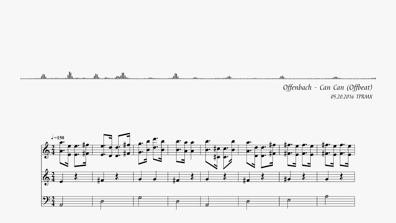 [TPRMX] Offenbach - Can Can (Piano Offbeat)