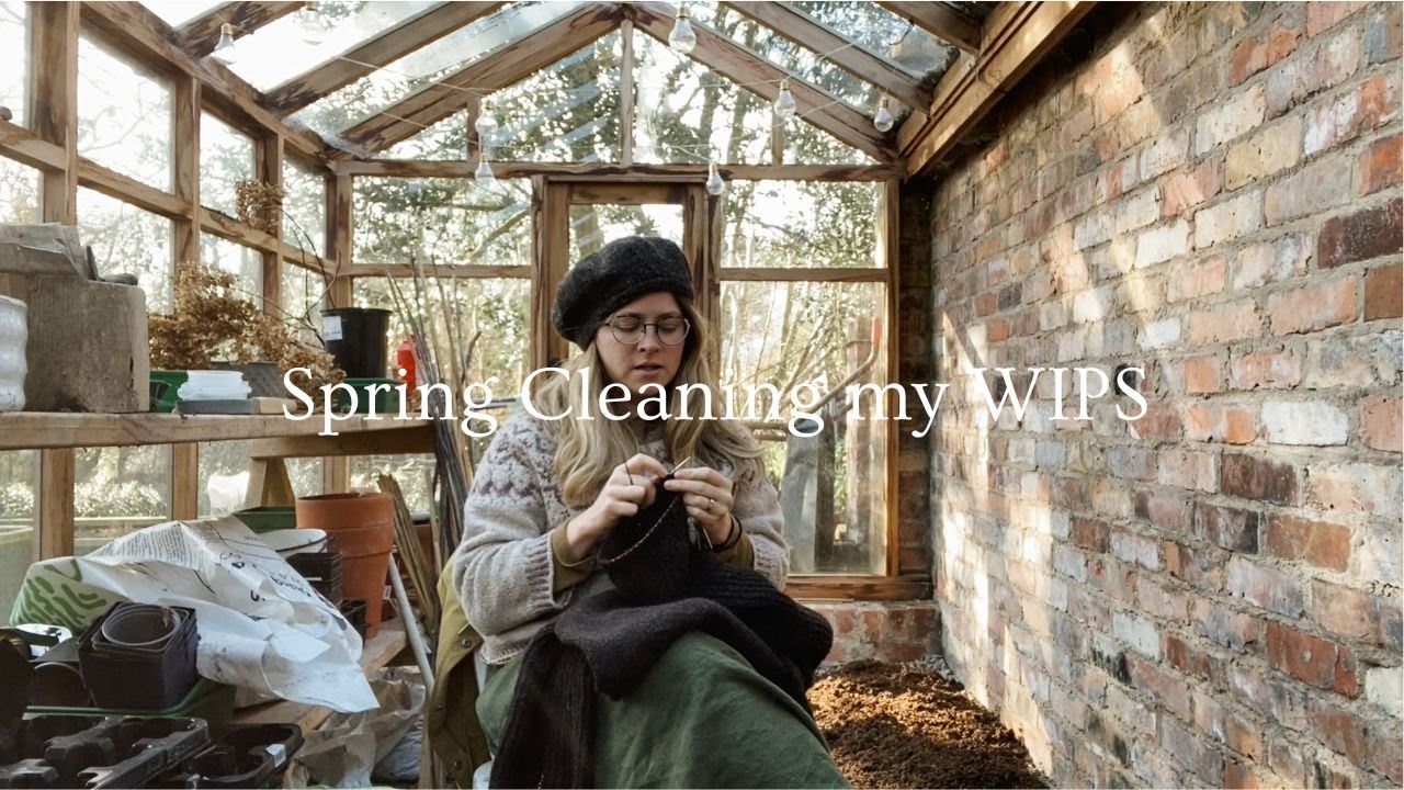 Spring cleaning my works in progress- greenhouse and packing room tour