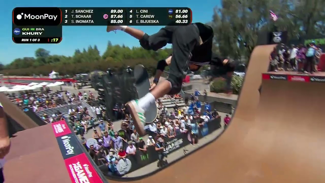Gui Khury X Games 2026 Vert Best Trick Gold Run