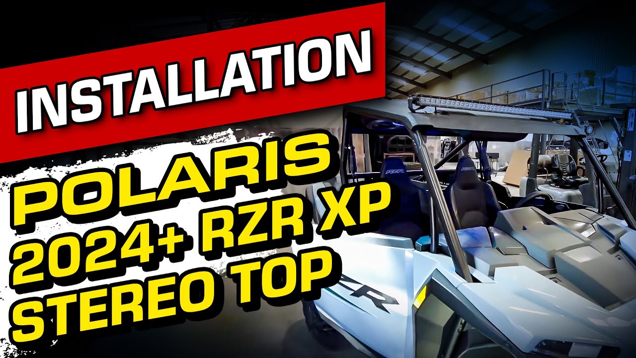 2024+ Polaris RZR XP 1000 Audioformz Roof Step by Step  Install