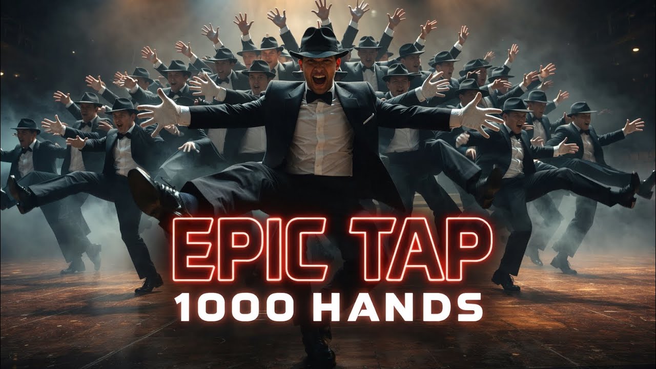 Epic Tap Dance 1000 Hands | Rhythm Performance #tapdance #rhythmtap #danceperformance