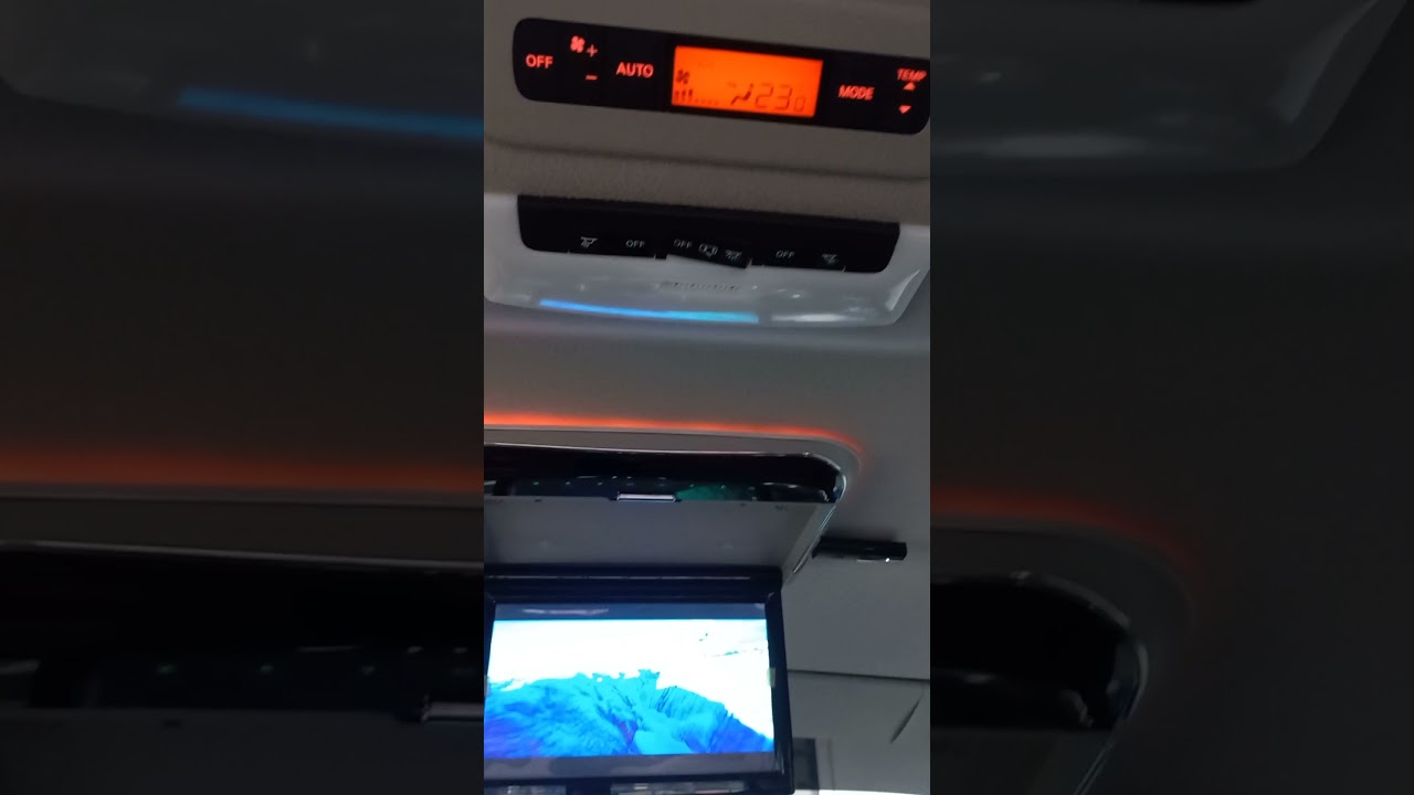Tutorial Nissan Serena C27 Media Player part 3. Android Stick to Roof Monitor. Using Car Audio