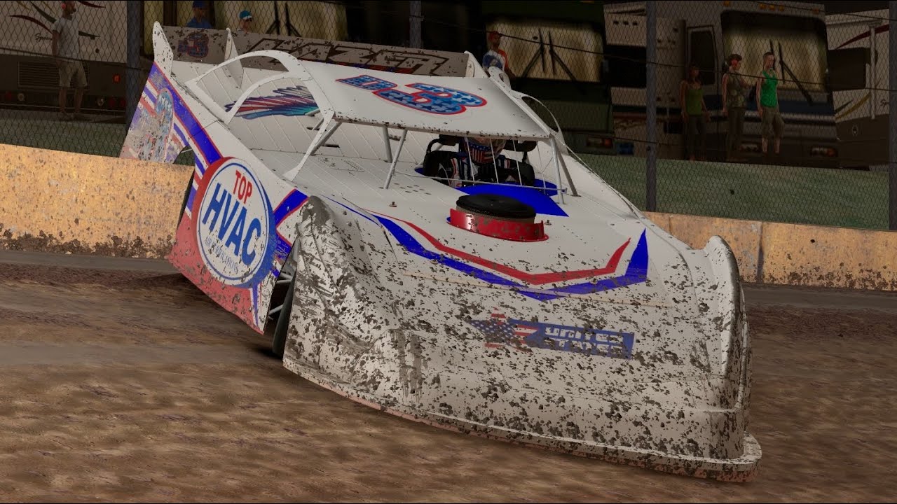 75 Lap Dirt Super Late Model Tour iRacing Race At Cedar Lake