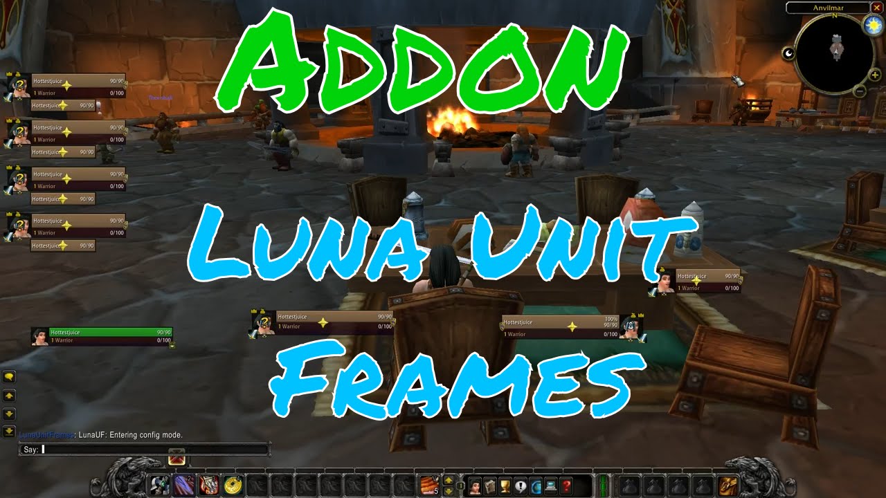 Luna Unit Frames Addon for Vanilla 1.12 (Nostalrius)