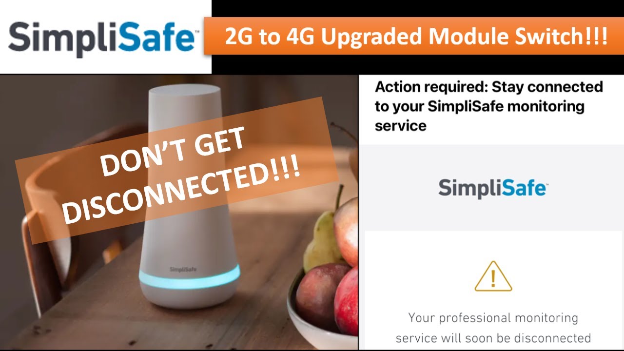 Установка сотового модуля SimpliSafe с 2G до 4G