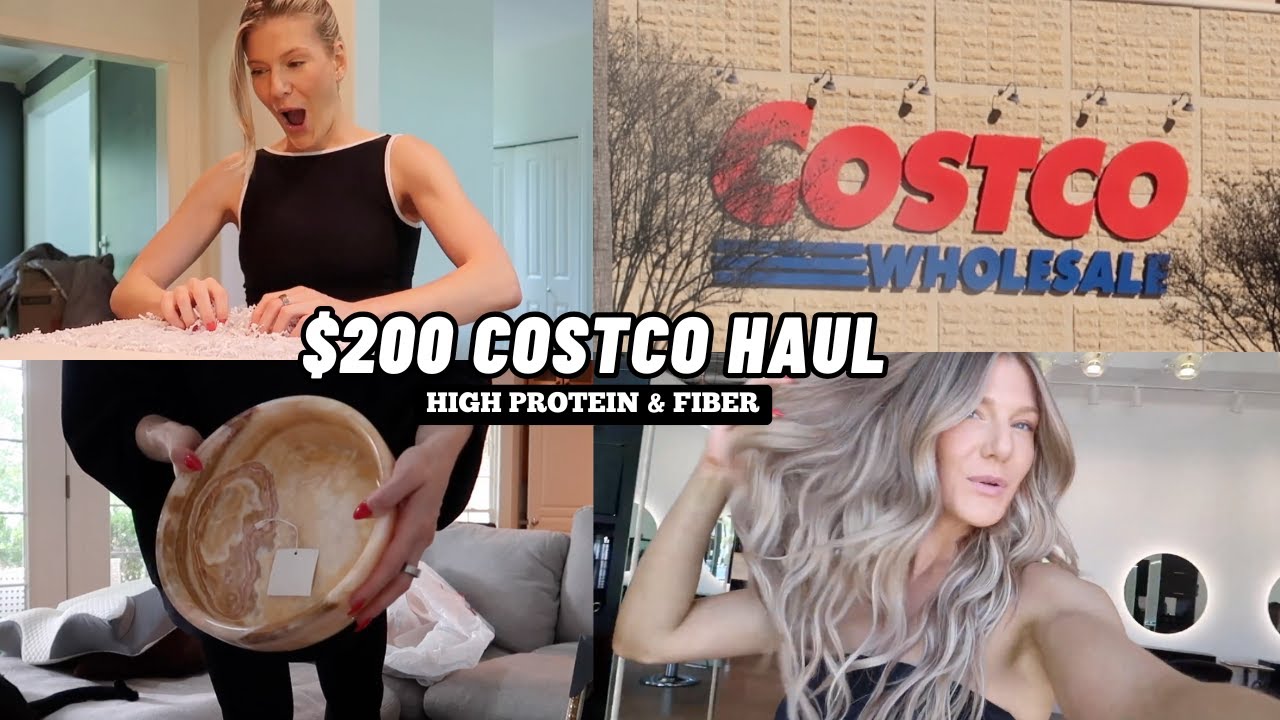 Dietitian's $200 Costco Haul (High Protein + Fiber), HomeGoods Finds, Protein Cereal Hack & Hair Day