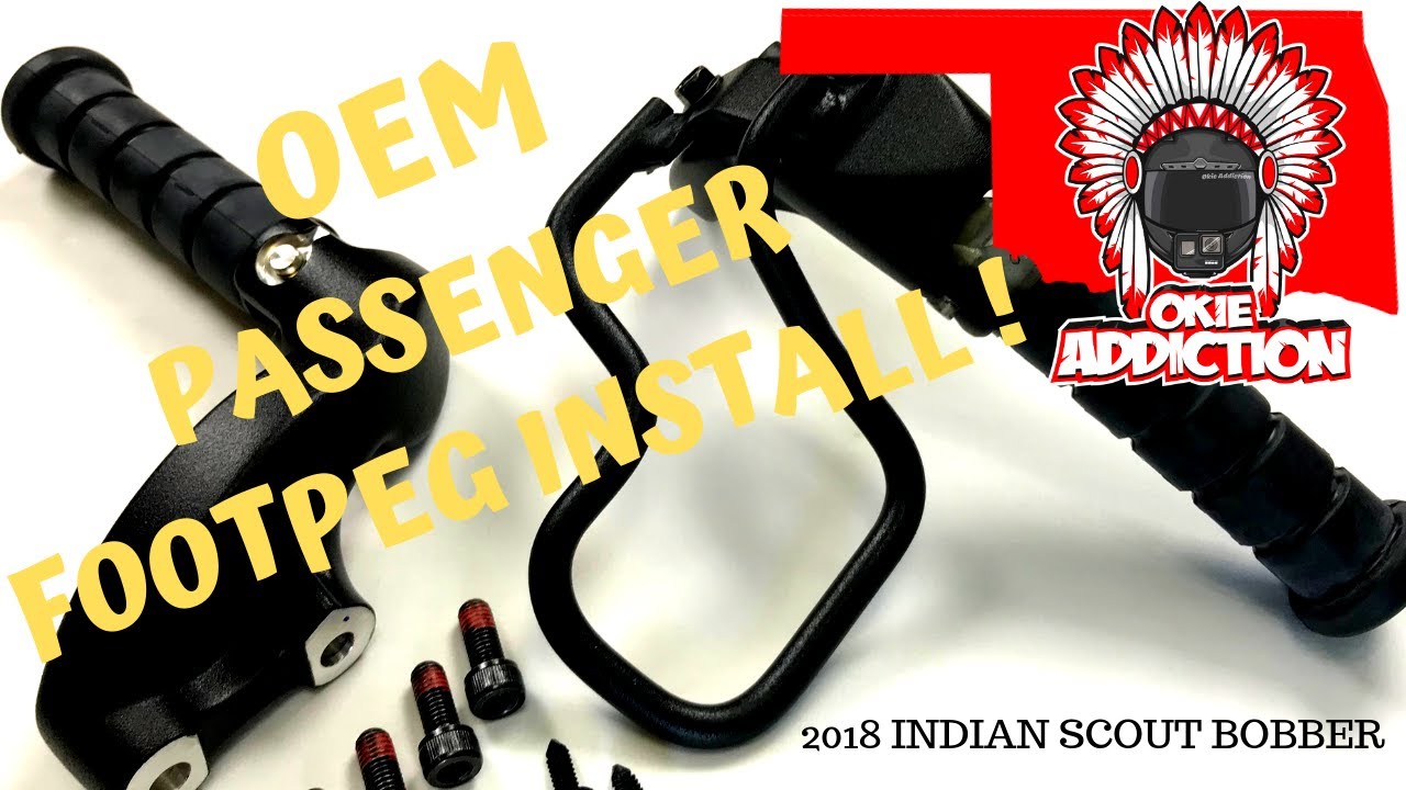 OEM Passenger Foot Peg Install | Indian Scout Bobber