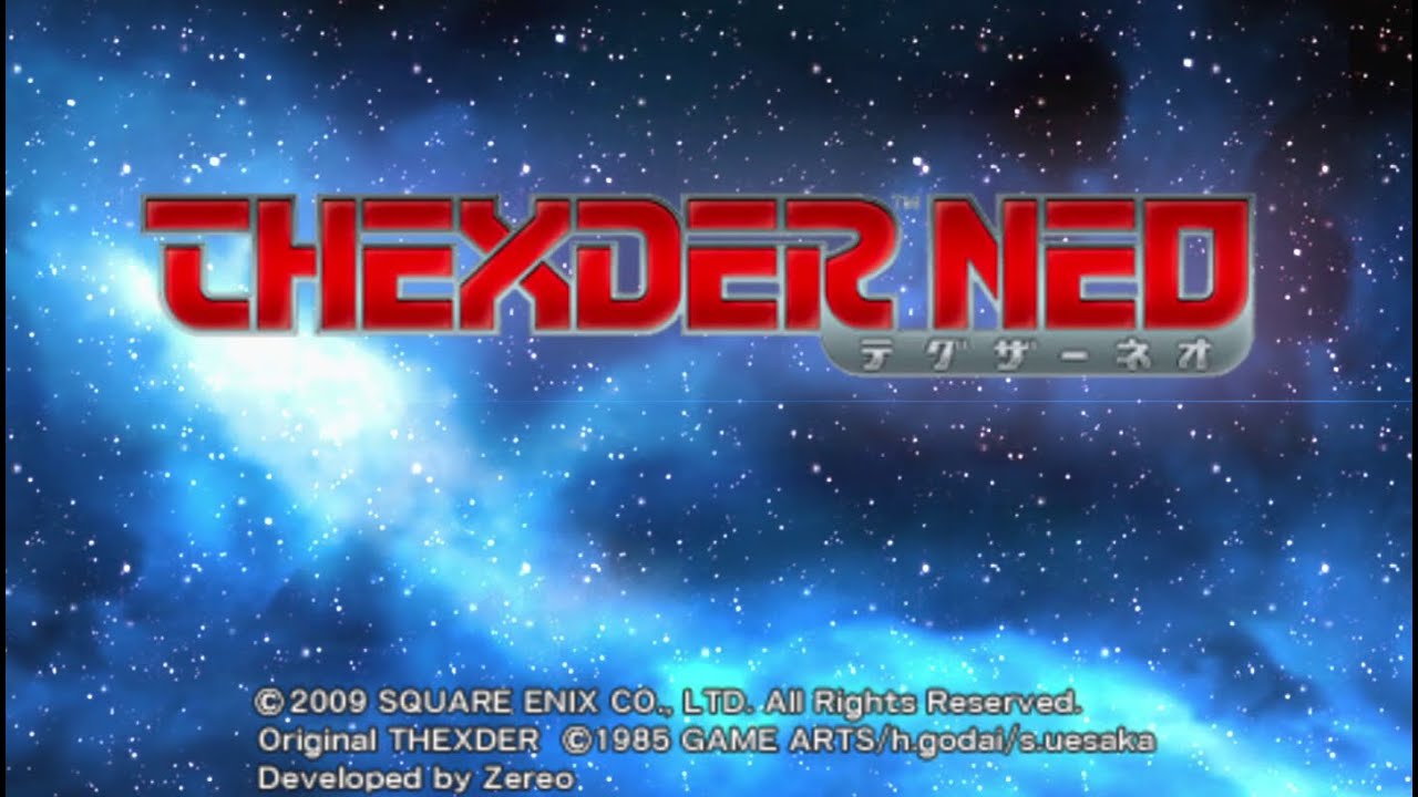 Thexder Neo (Jap) PSP Game Full Run