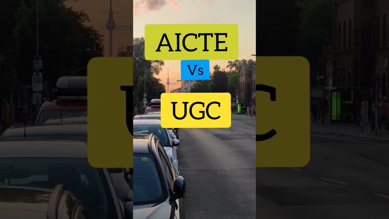 AICTE Vs UGC #aicte #vs #ugc