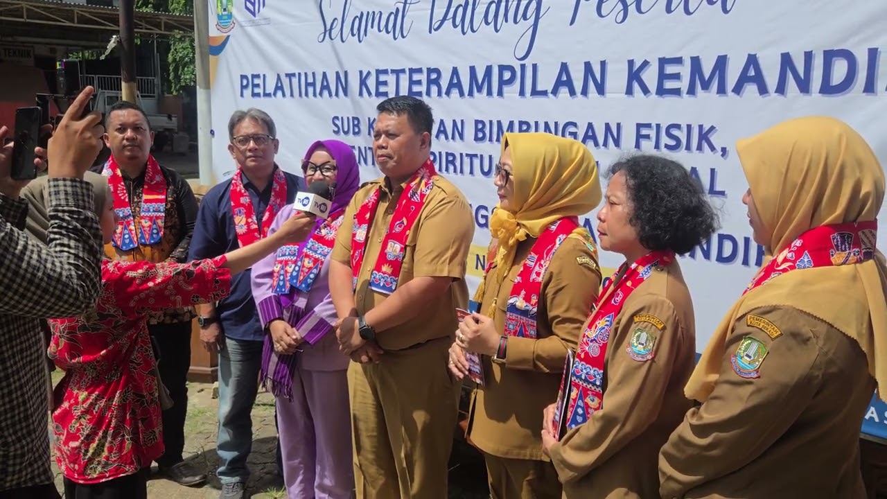Pelatihan kemandirian bersama dinsos kota bekasi