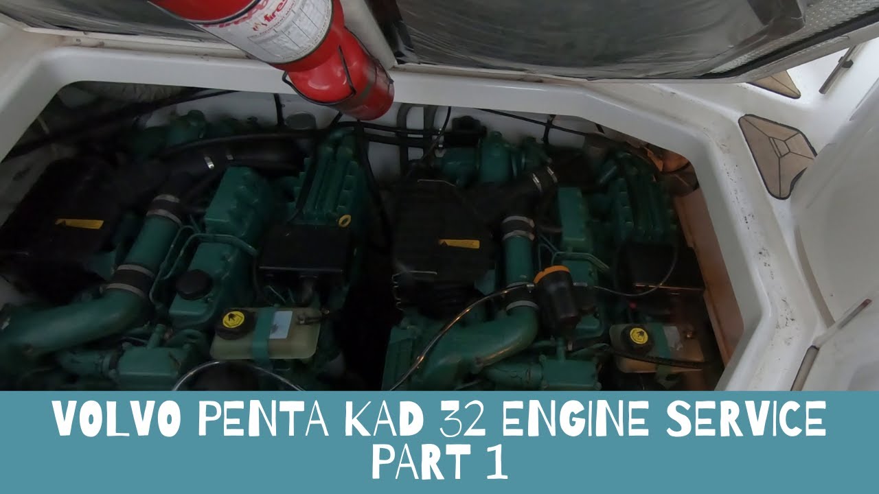 Volvo Penta KAD32 Engine Service Part 1