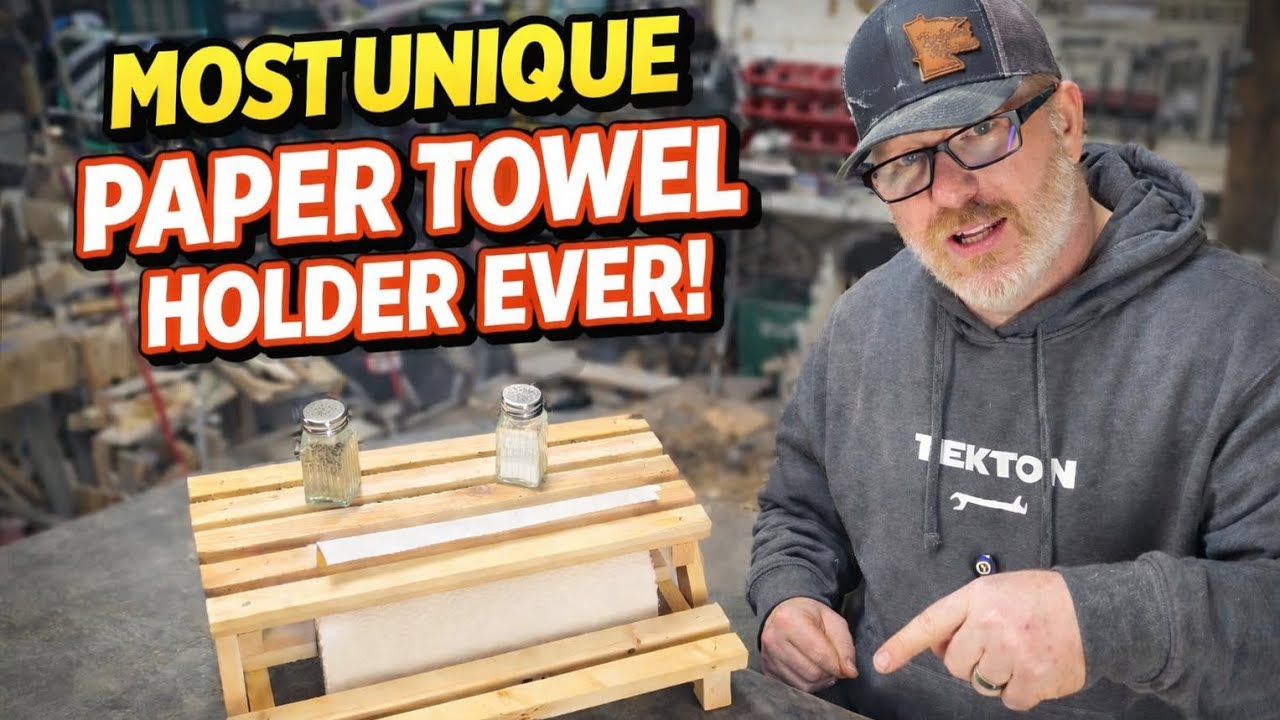 Most unique paper towel holder ever full details 