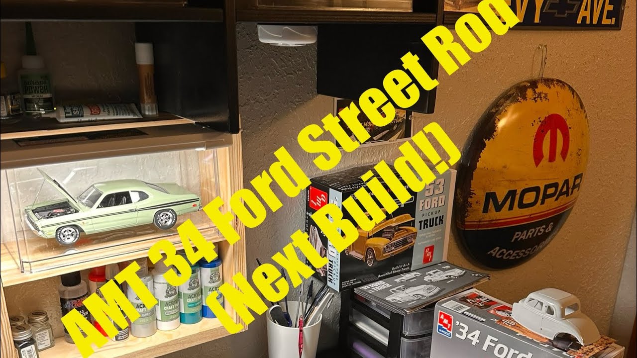 My next build has been chosen! AMT 34 Ford Street rod!! And I also now have a shop card! 