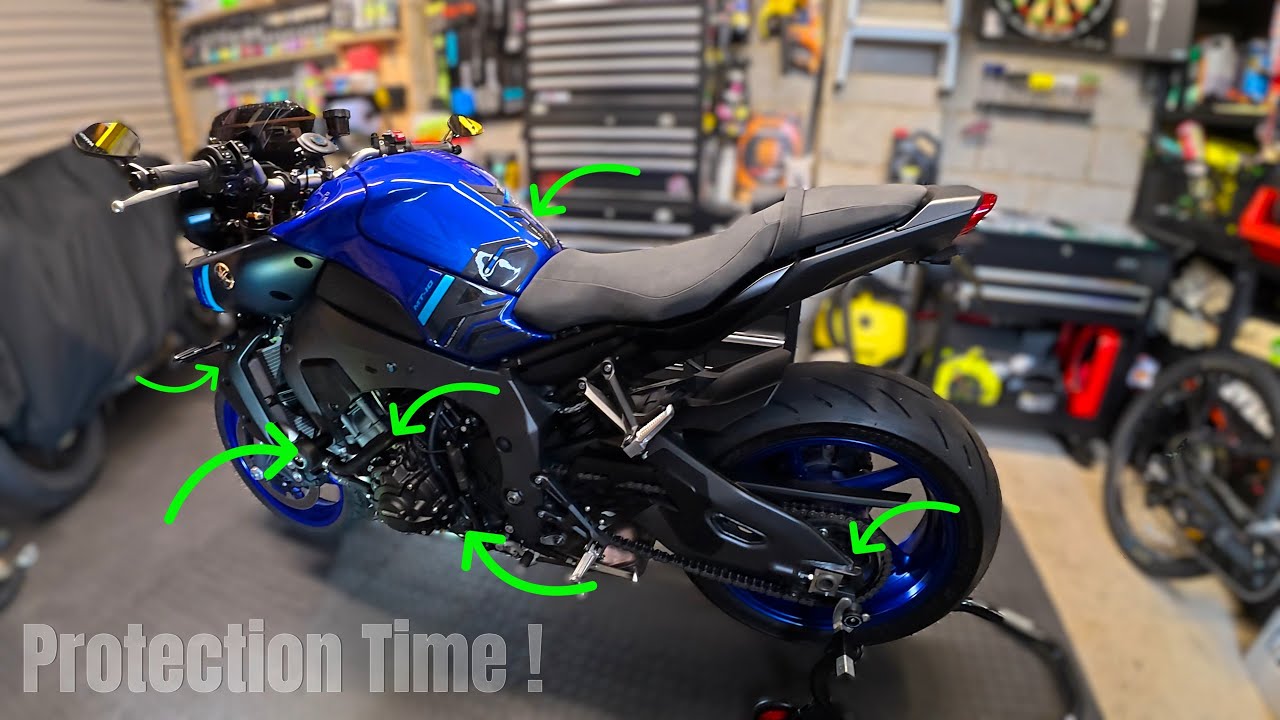 Установка защиты радиатора и крышек картера двигателя GB Racing на Yamaha MT10 2023 #bikelife
