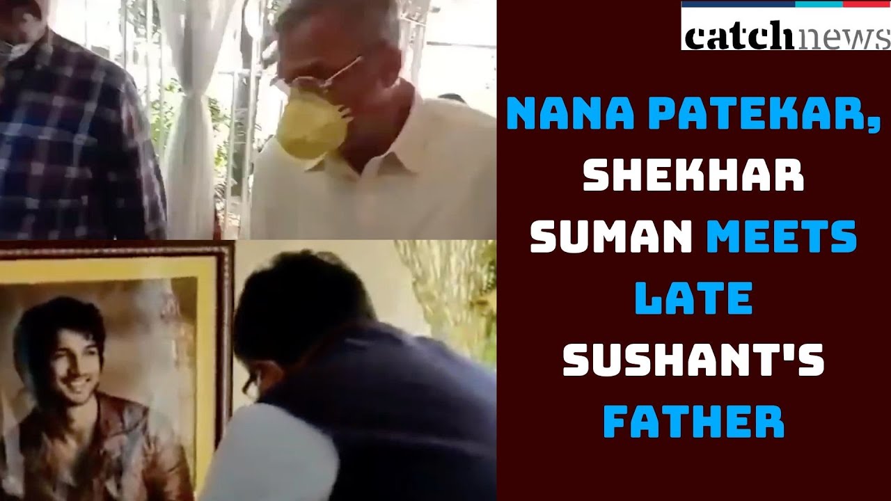 After Nana Patekar, Shekhar Suman Meets Late Sushant Singh Rajput's Father; He Is In Deep Shock