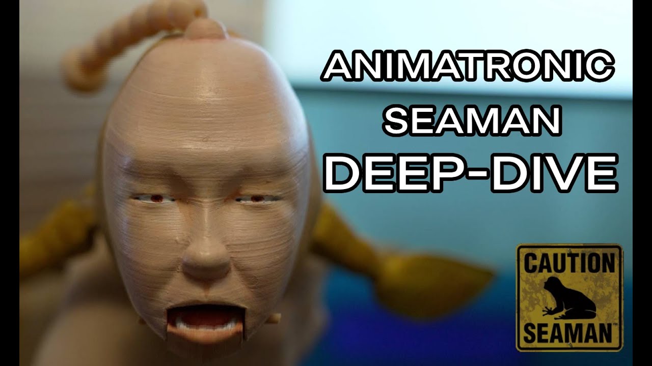 Animatronic Seaman - deep dive (Based on the 1999 Dreamcast game Seaman)