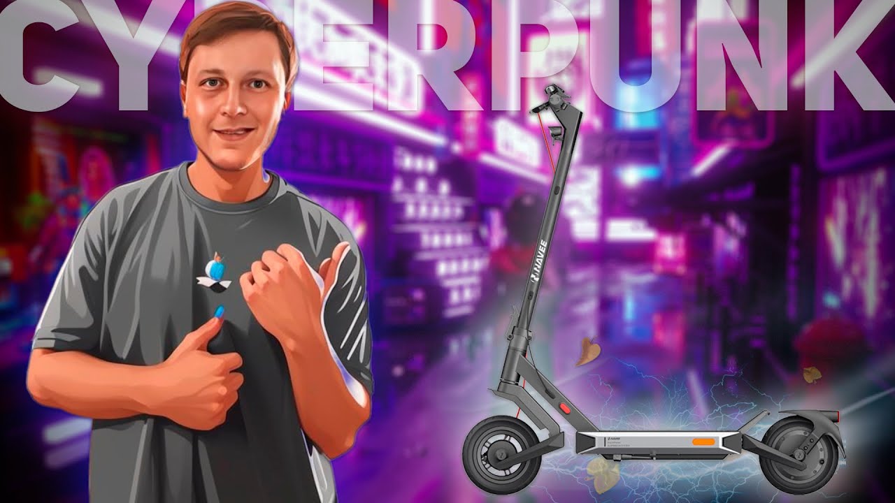 NAVEE Electric Scooter S40: САМОКАТ В СТИЛЕ TESLA CYBERTRUCK