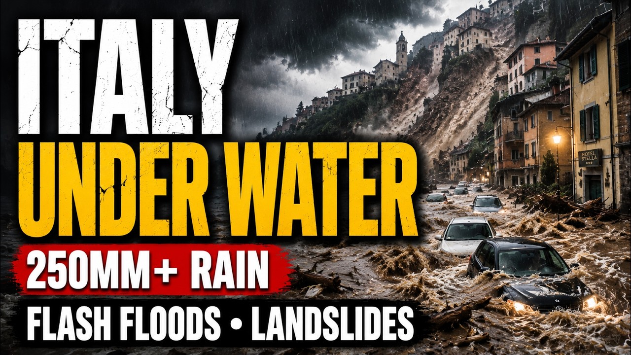 Emergency in Italy: Torrential Rain and Landslides Cause Massive Damage