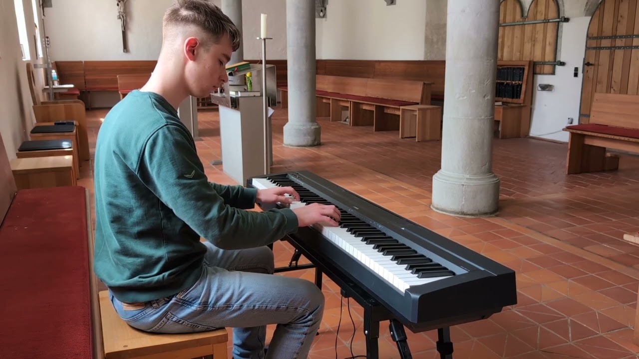 Playing Canon in D in Ancient Chapter Room