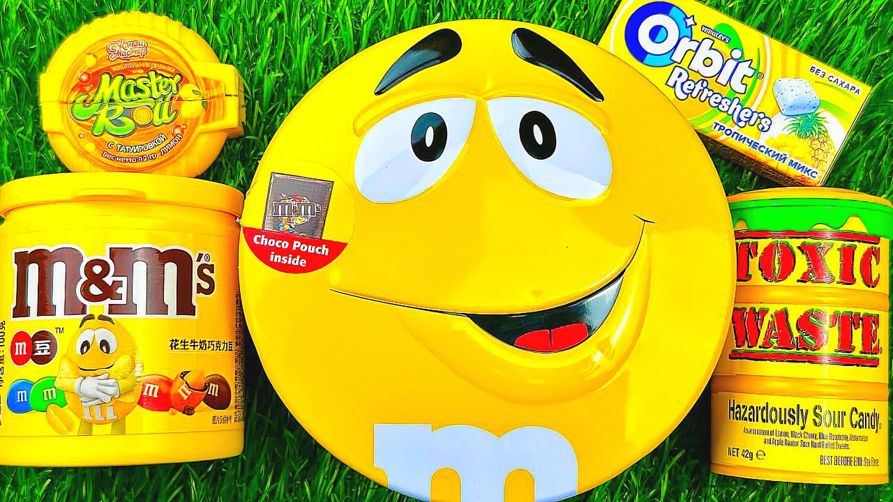 Satisfying Candy Video | Unpacking and Mixing Rainbow Candy in M&M'S Boxes ASMR