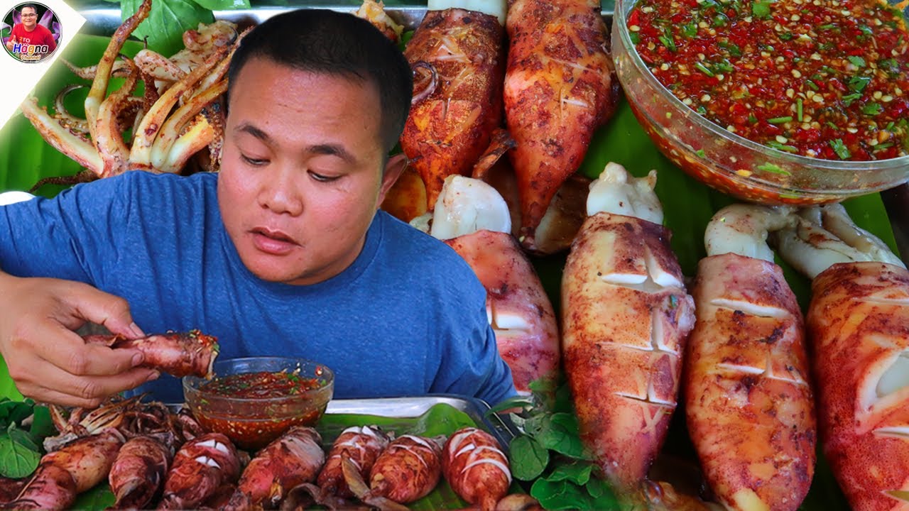 ย่างหมึกไข่เน้นๆ หอมนุ่มน้ำจิ้มรสเด็ดแซ่บๆ คักคือเก่า
