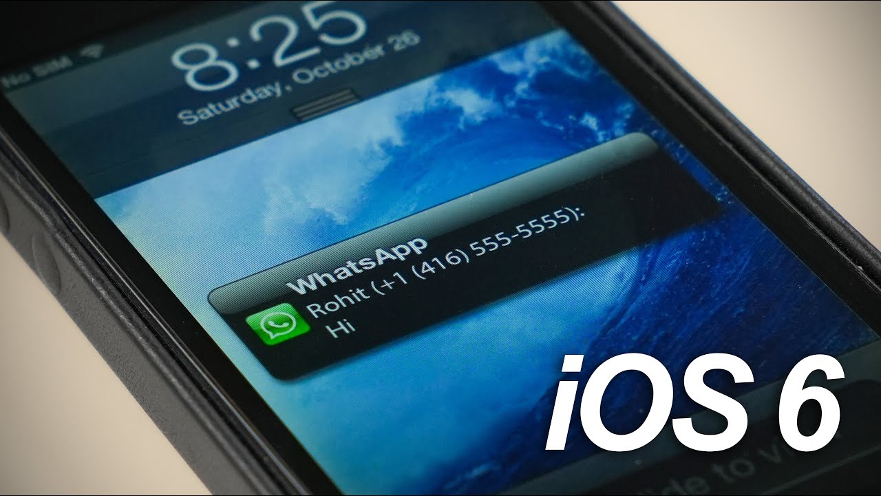 использую WhatsApp на iOS 6!