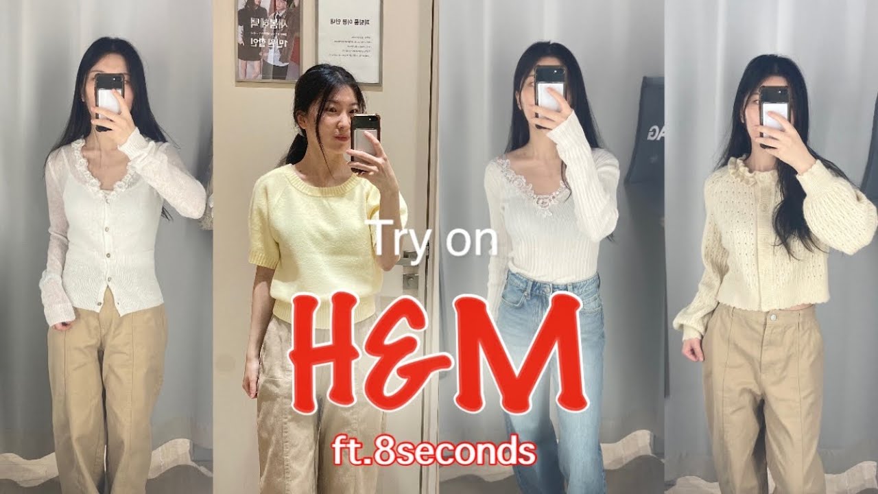 봄 날씨 따라 H&M 신상 아이쇼핑 ft.에잇세컨즈 한 스푼 | 기본템 | 데일리룩 | 옷구경 vlog