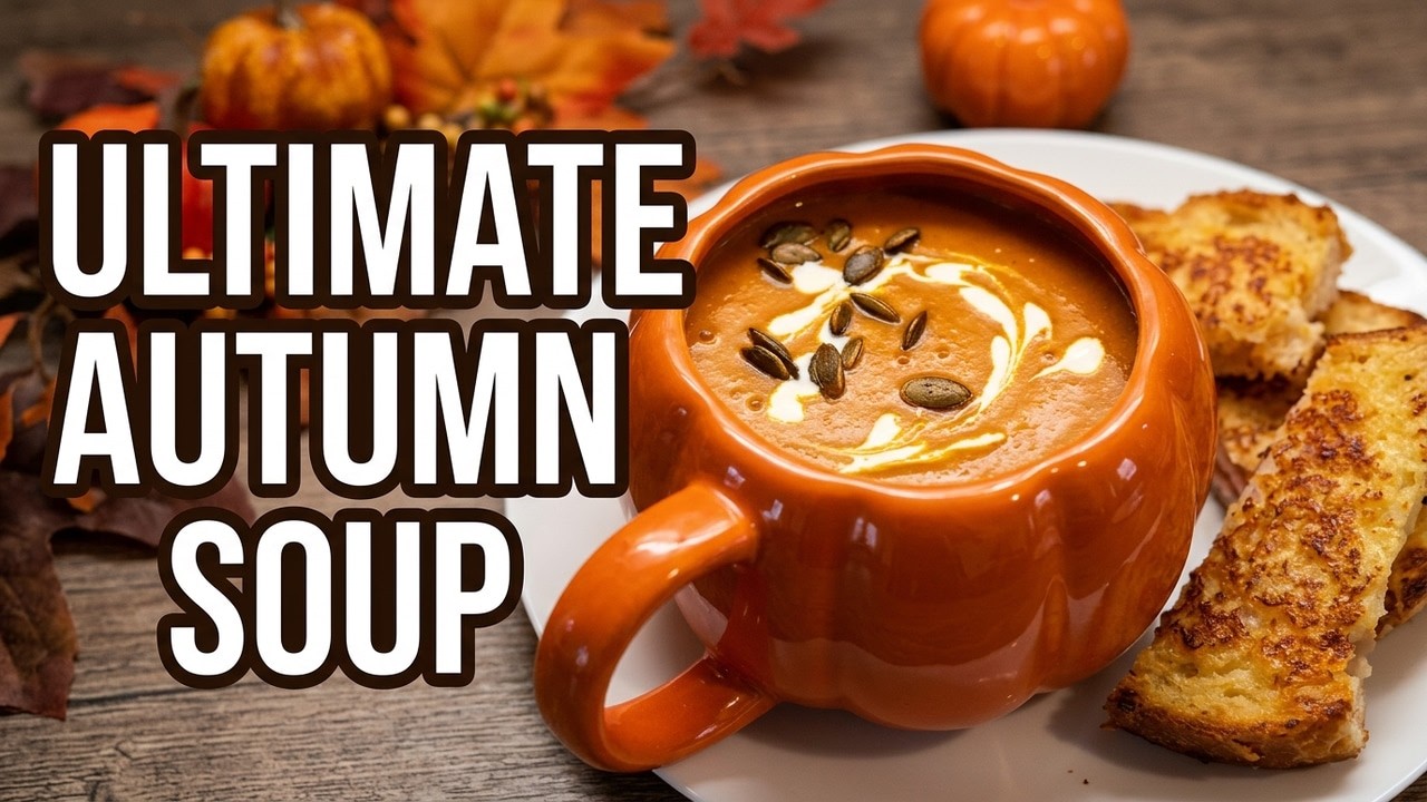 Cozy Homemade Pumpkin Soup Autumn Comfort Food 🍂🥣