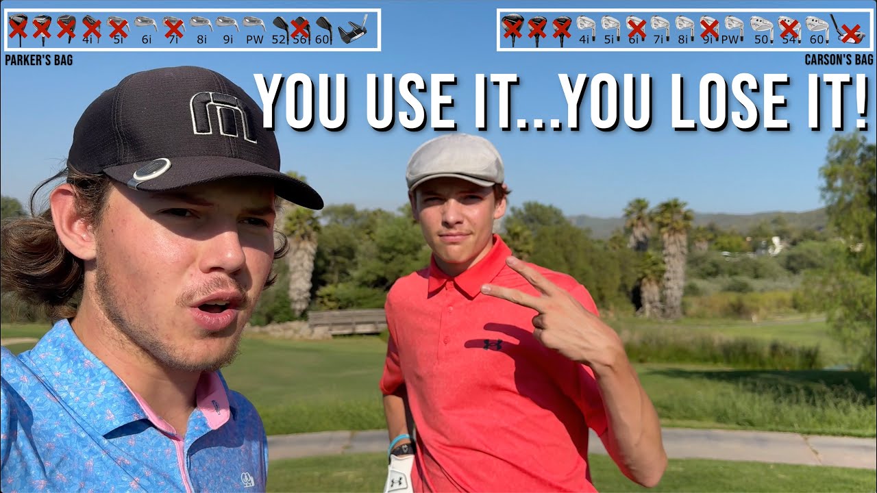 14 club elimination challenge with Carson at Wood Ranch Golf Course