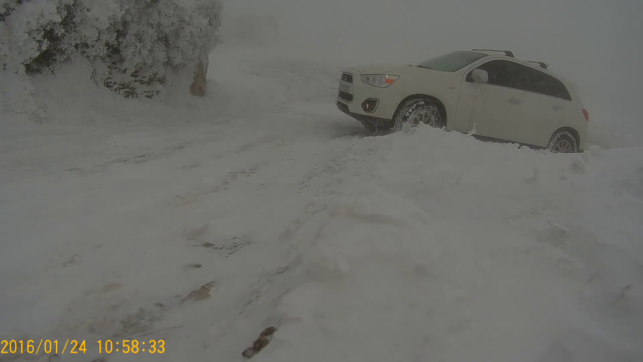 MITSUBISHI ASX OUTLANDER SPORT RVR 4X4 AWC AWD TCS ESP TEST ON ICE AND SNOW Michelin Latitude Cross
