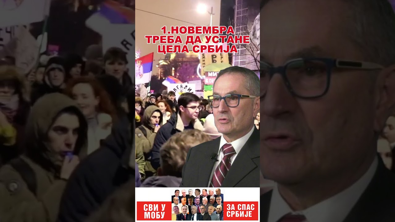 1. NOVEMBRA TREBA DA USTANE CELA SRBIJA - Davor Kalajžić